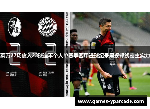 莱万27场攻入23球追平个人单赛季西甲进球纪录展现锋线霸主实力